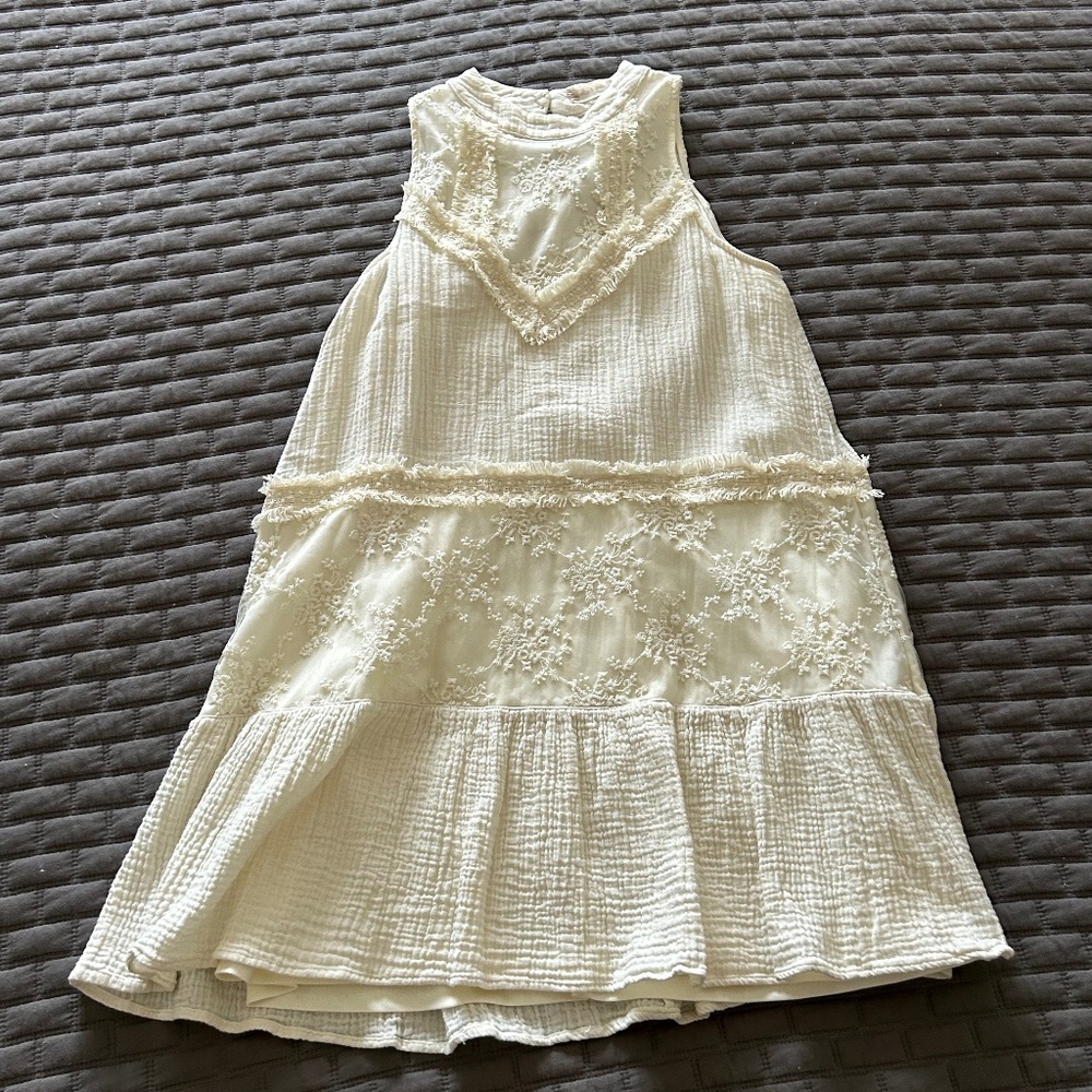 Altar'd State | Ivory Mock-neck Dress- Size M